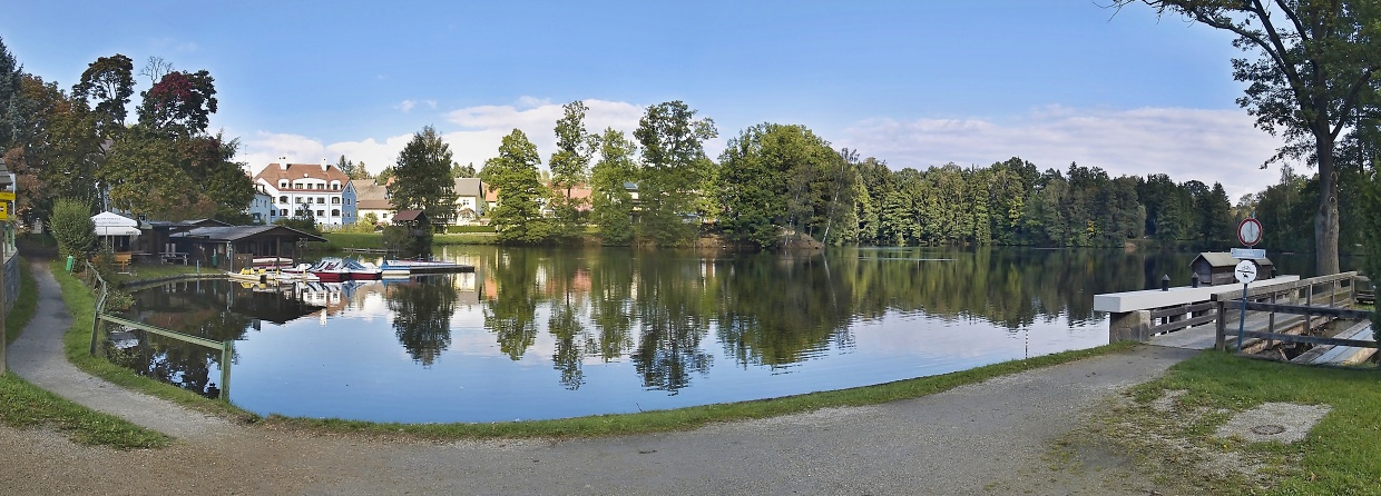 Litschau, rybník Herrentail, nebo taky Herrensee.